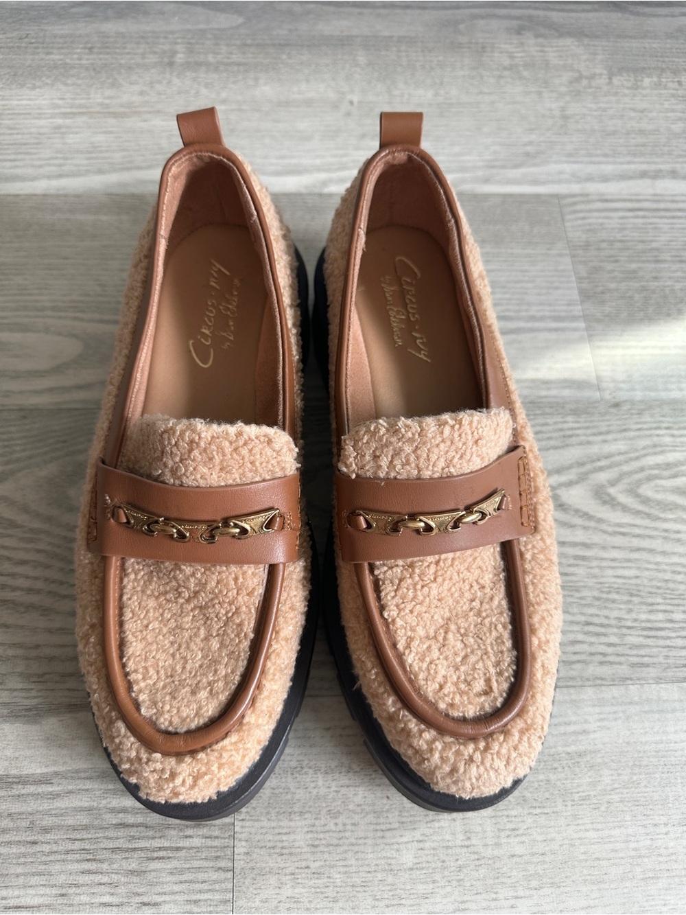 Circus by Sam Edelman Pierce Cozy Faux Shearling Lug Loafer 9 - Picture 7 of 13